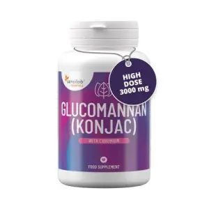 Sensilab Glucomannan (Konjac) 3000mg | 180 Capsules